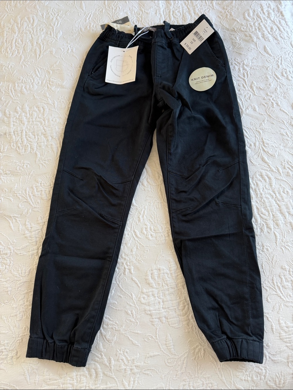 DL1961 Navy Blue Jackson ultra soft Jogger Pants kid size 10